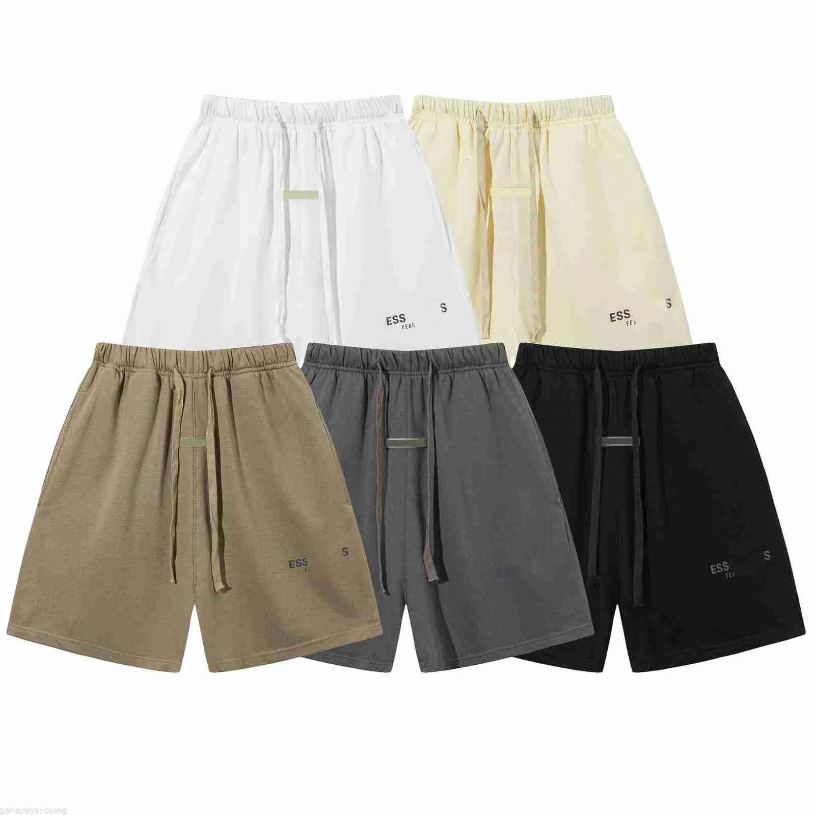 ESS Fashion Design Shorts Men's Sport Loose Fit Cotton pluche shortss1