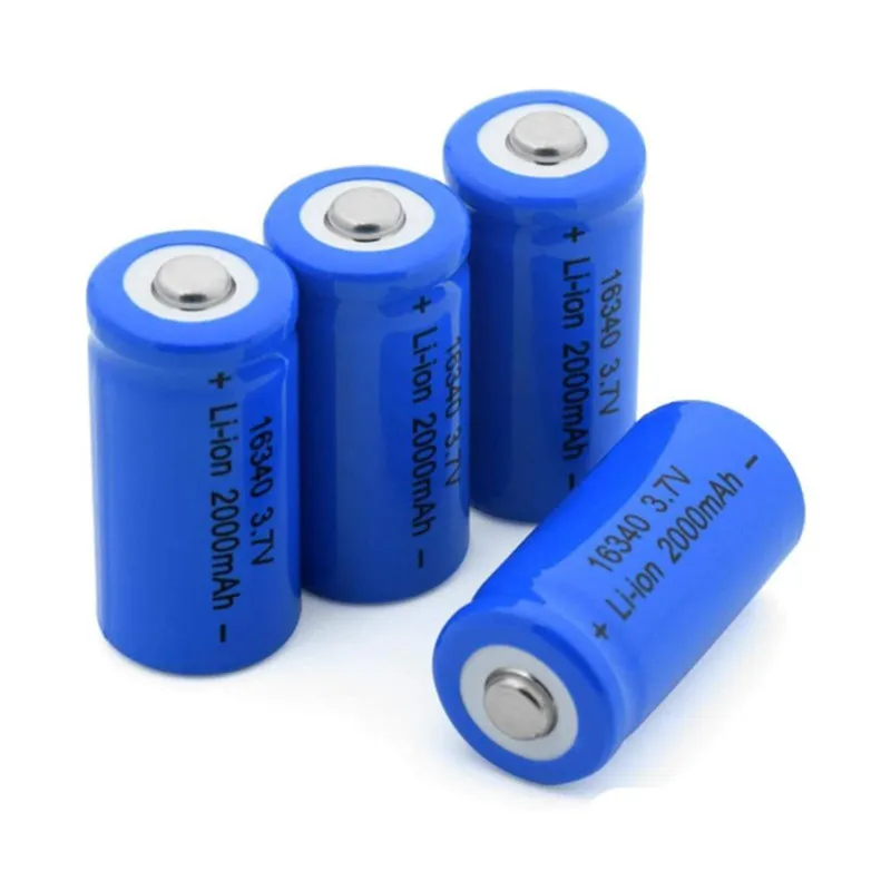16340 RCR123A Li-Ion Akku 3,7V Keeppower 800 MAh - Suojapiirill&auml;