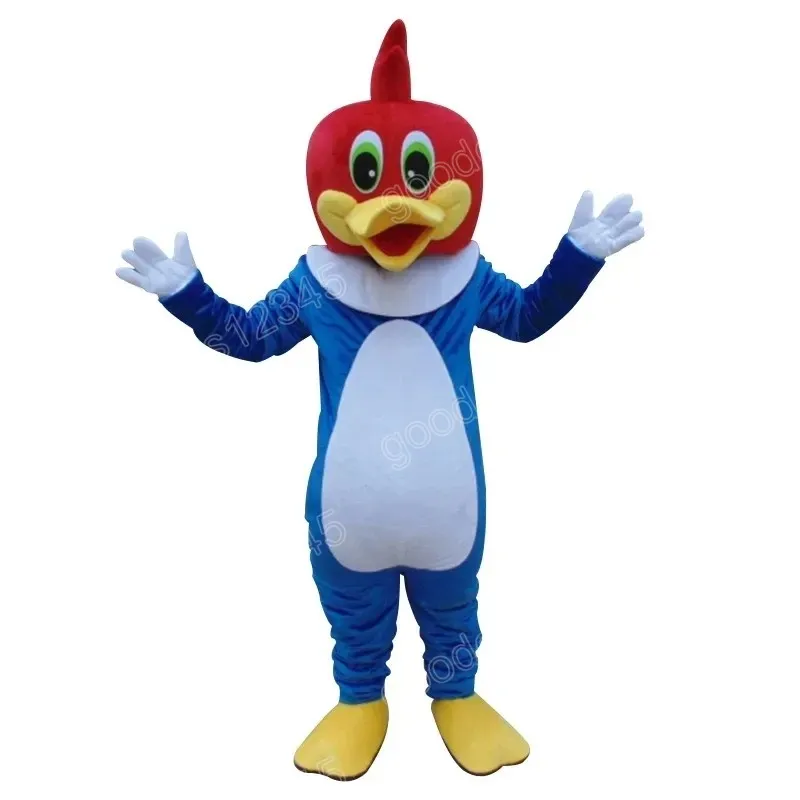 Woodpecker Mascot Costume Unisex Cotton Broadcloth Full Sleeve Cartoon ...