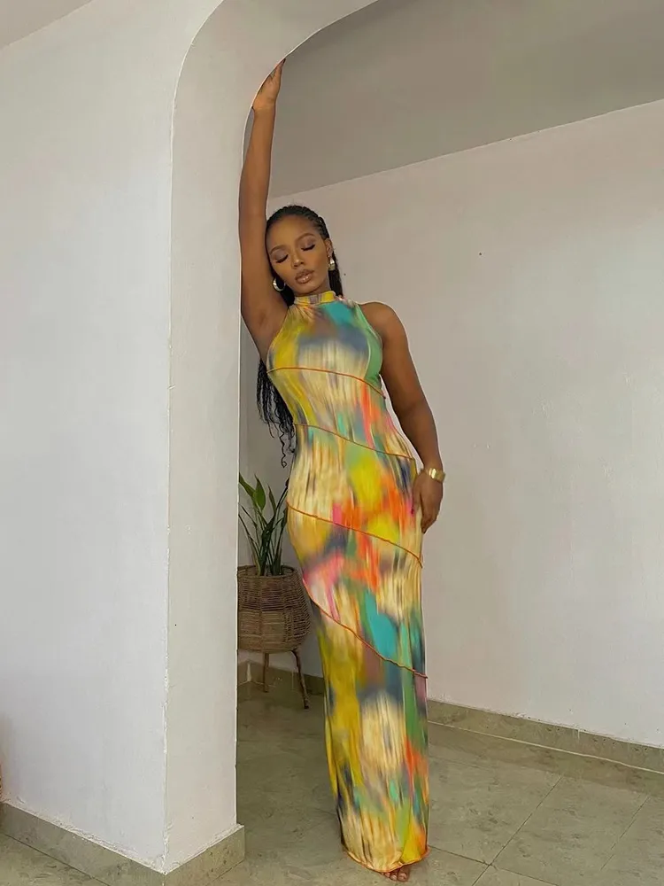 Colorful maxi dresses 2019 top