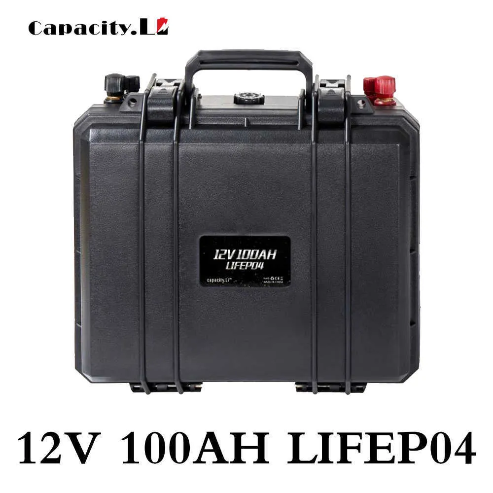 Nouvelle batterie 12V 100AN lifepo4 batterie au lithium solaire BMS pour onduleur solaire marin