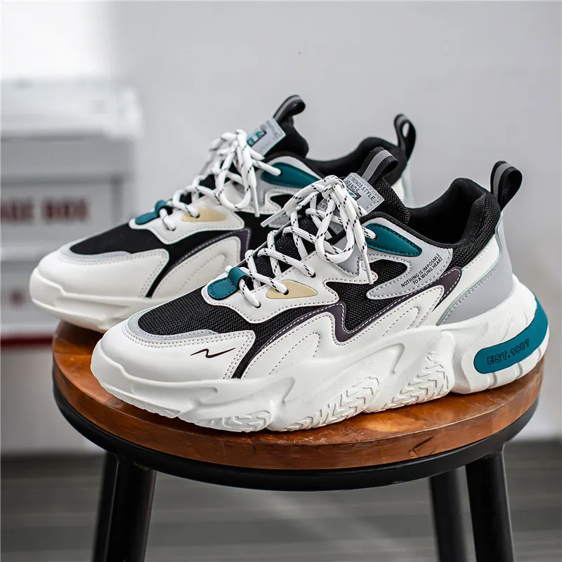 Scarpe Eleganti Sneakers Casual Da Uomo Moda Mesh Traspirante