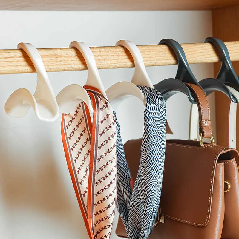 New Home Hanger Arched Bag Coat Saver Hooks Wardrobe PP Bags Rack Hangers Clothes Handbag Organizer Durable Storage Hangers From 2 03 DHgate