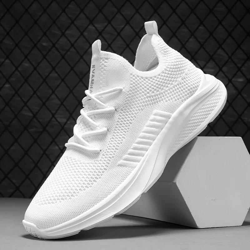 Big white sneakers discount