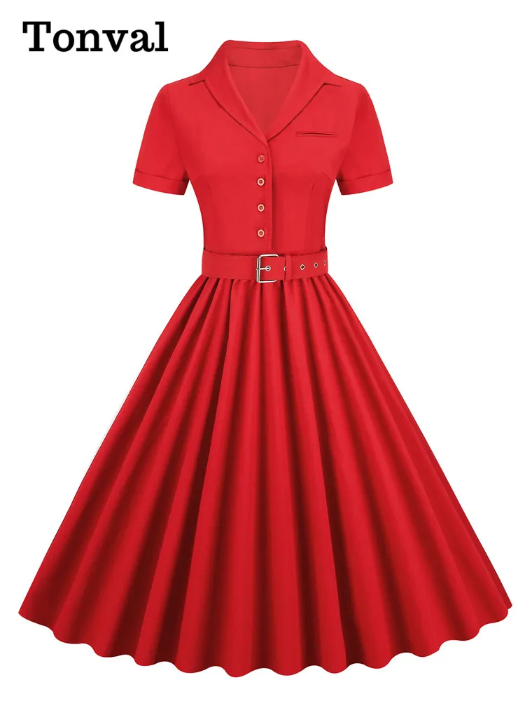 solid zipper up belted pleated casual dress MISOMEE Women Solid Zipper Up Belted Pleated Casual Dress L Wine Red : Buy Online at Best Price in KSA