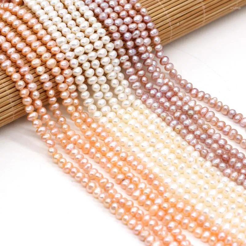 Pärlor naturligt sötvatten lila vit orange potatis pärla diy utsökta charm halsband armband anklet smycken fest present