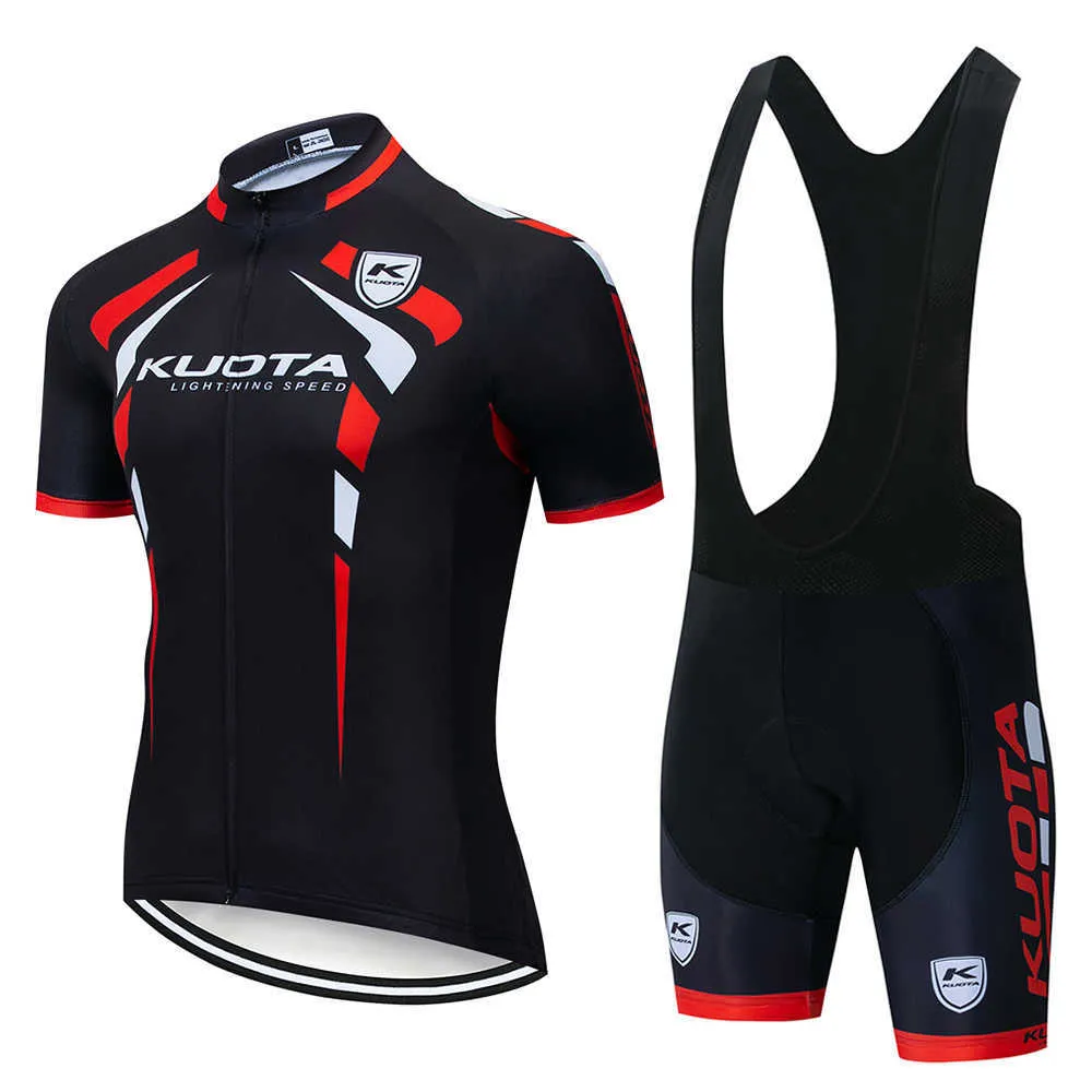 Tenue Cyclisme Homme Été Manches Courtes + Cuissard 9D Gel - Maillot Respirant VTT Route, Confort Longue Distance