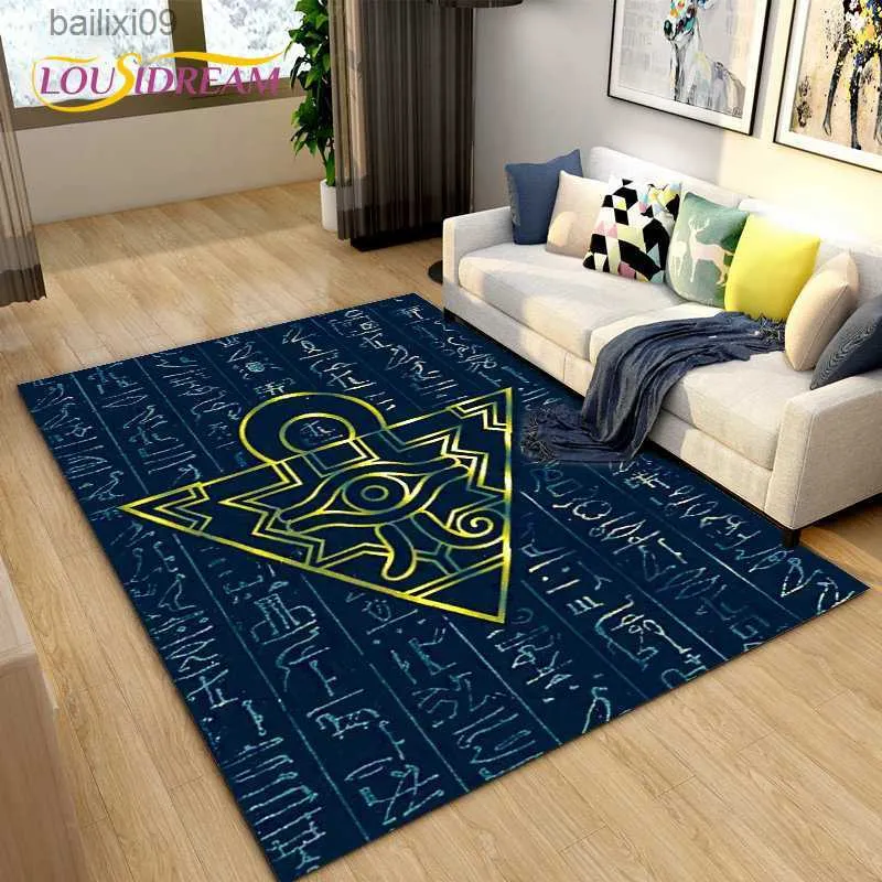 yugioh card rug YUGIOH DARK MAGICIAN GIRL CARD RUG – Hypland main image 1