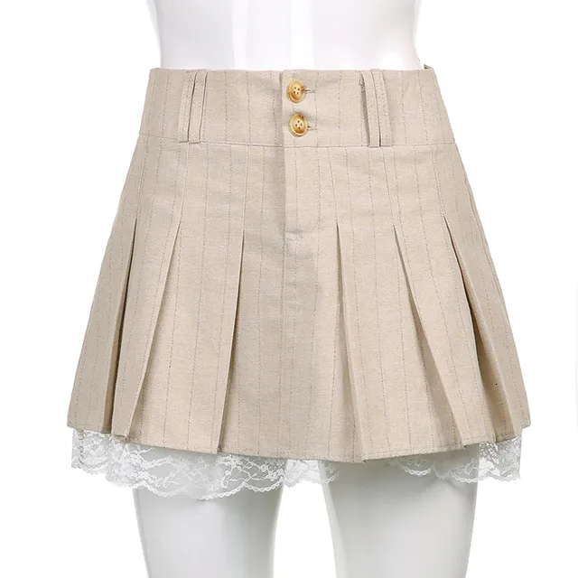 Women's uniform khaki skirt 2025