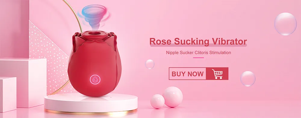 Rosenvibrator Mit Klitorissauger Und Zungenmasturbator_voghion.com