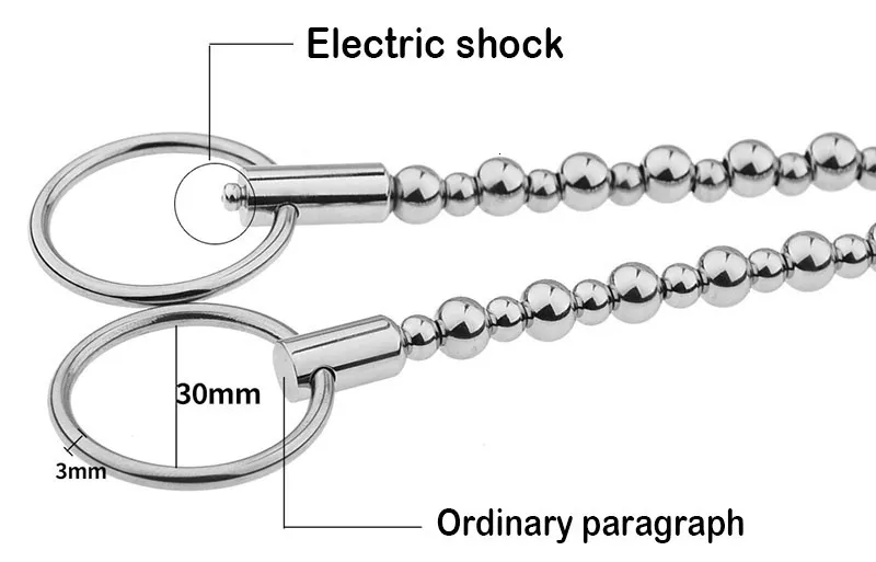 Spielzeug für Erwachsene Elektro Edelstahl Harnröhren Sound Dilatatoren Stecker Insert Stimulation Katheter Perlen Männliche Masturb_voghion.com