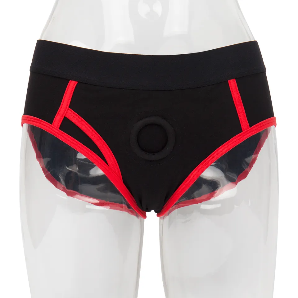 Giocattoli per adulti Slip erotici senza spalline Dildo strap-on Mutandine lesbiche realistiche Imbracatura con strap-on Vibratore anale per pene_voghion.com