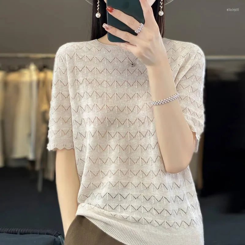 Women's short 2025 sleeve summer sweaters