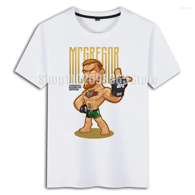 Vetements MMA de combat masculin Connor McGregor T shirt tatoue Gift de garcons de rue decontractes a manches courtes
