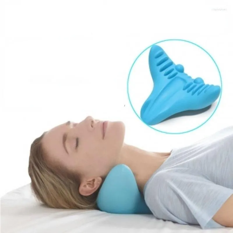 Pillow Neck Shoulder Relaxer Head Cervical Spine Massage Gravity Acupressure Pain Traction Orthosis Instrumen