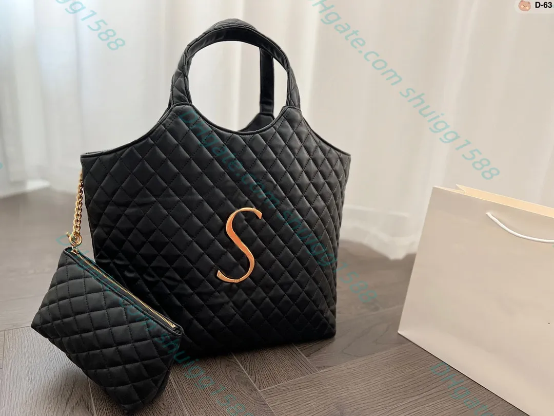 Kvinna klassiker shoppingväskor modestil handväskor handväska totes högkvalitativa läder mode strandsäckar lyxiga design på väskor