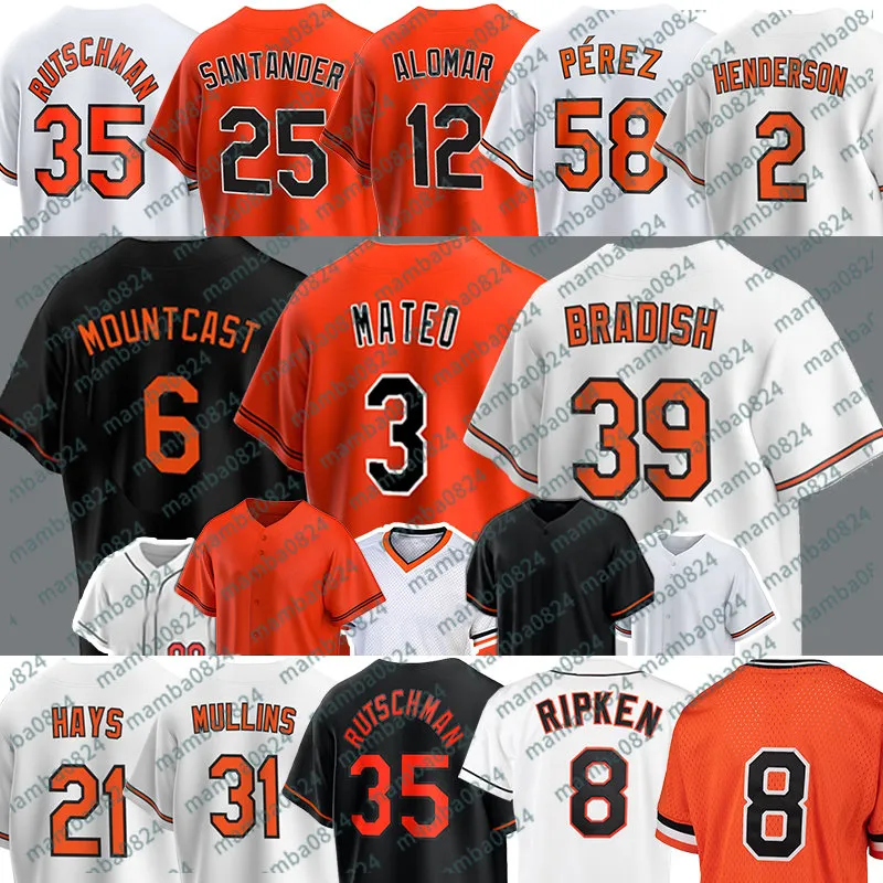 Baltimore Baseball Jersey Cal Ripken Jr, Jorge Mateo, Ryan Mountcastle ...