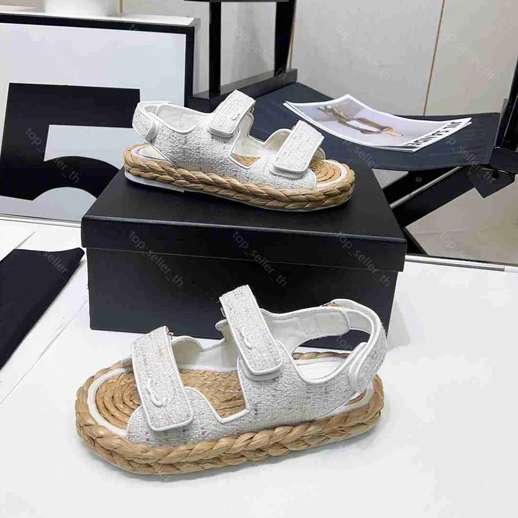 Rope Sandals Chanel Sandals Summer 2021 CHANEL Logo Black Slide
