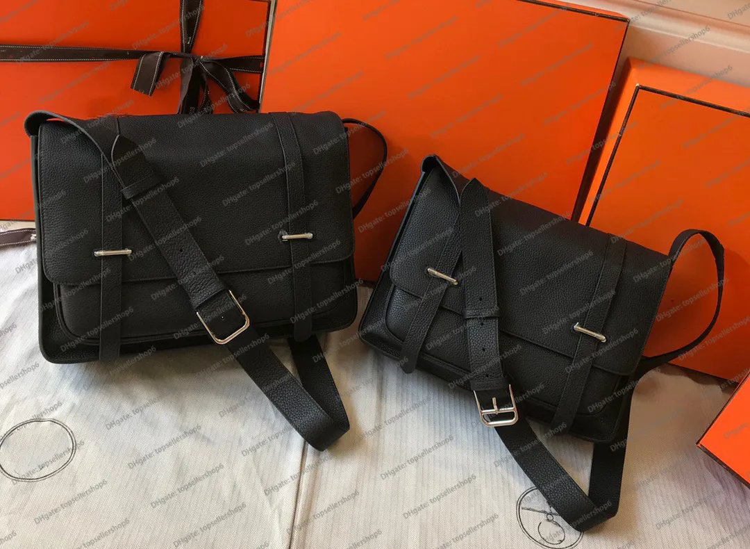 Designer donna uomo borsa fatta a mano in vera pelle di vitello mini borsa a tracolla da sera Borsa a tracolla con scatola arancione 10A Alta qualità 34 cm