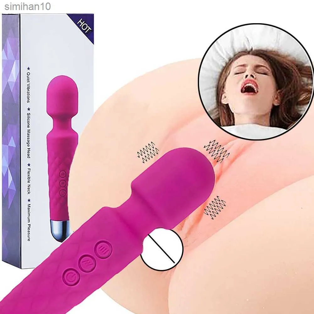 Brinquedos adultos brinquedos sexuais 20 velocidades vibradores para mulheres adultos 18 av vibrator masturbadores femininos acessórios exóticos