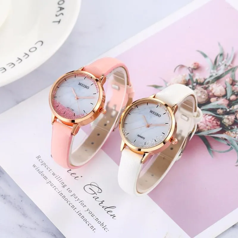 Coffee store marble watch