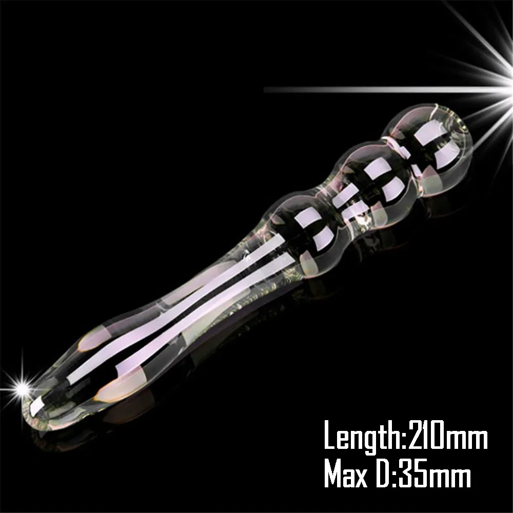 Erwachsene Spielzeug Glasdildo Gefälschte Kristall Anal Perlen Butt Plug Prostata-massagegerät G-punkt Weibliche Masturbation Spielzeug 23_voghion.com