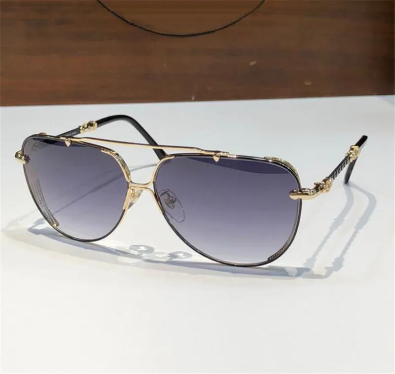 Nieuwe mannen desing zonnebrillen grittig New York Design Zonnebril Piloot metalen frame coating gepolariseerde lens brilstijl UV400 -lens