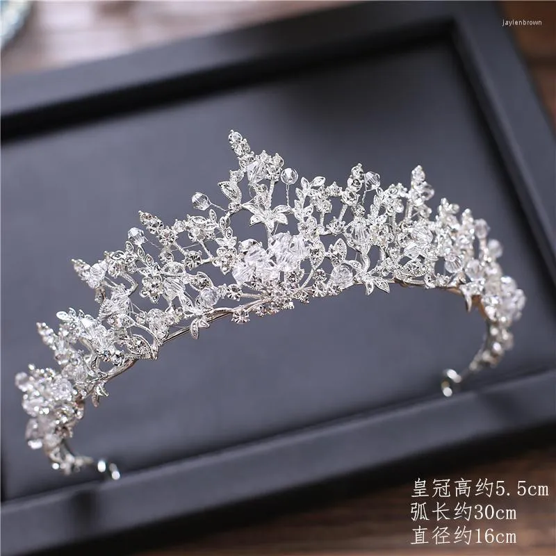 Copricapo Copricapo da principessa in tre pezzi con corona fatta a mano da sposa coreana con matrimonio con capelli di strass