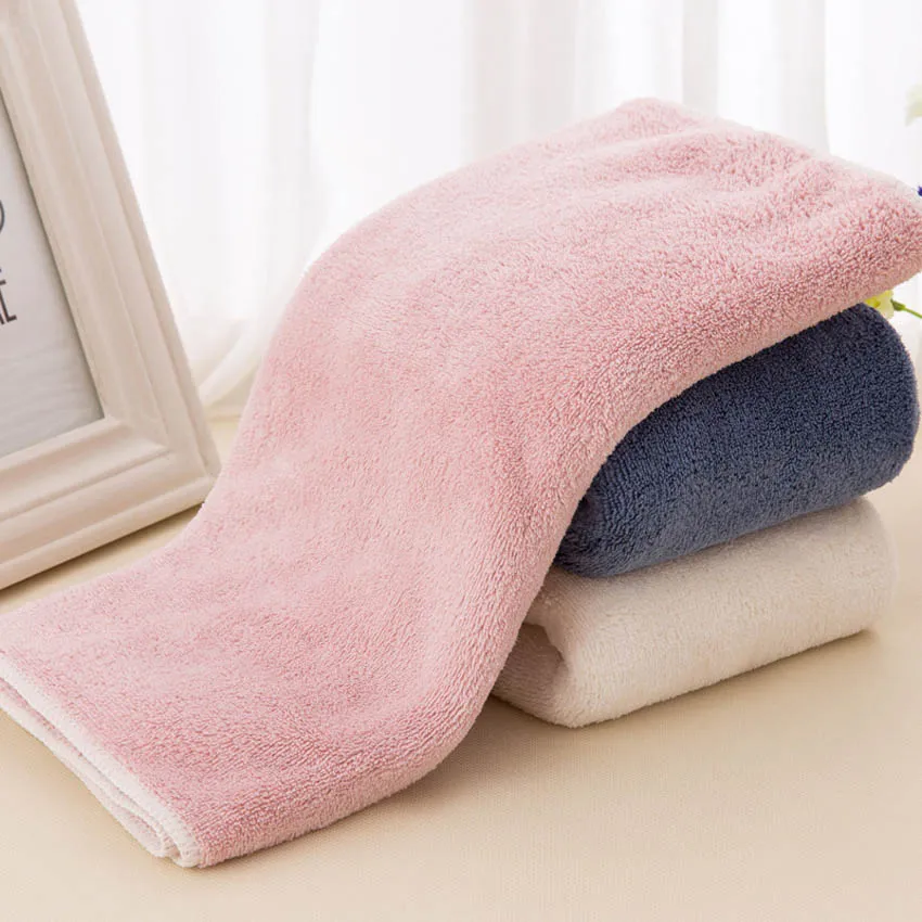 Super Soft Microfiber Towel Set Face Towel Shower Bath Towels Hand Towel Plain For Adults Kids 3 Sizes serviette toalla Handtuch