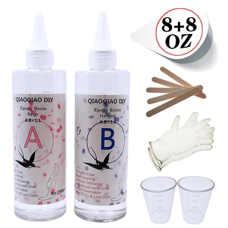 Resin crystal glue top