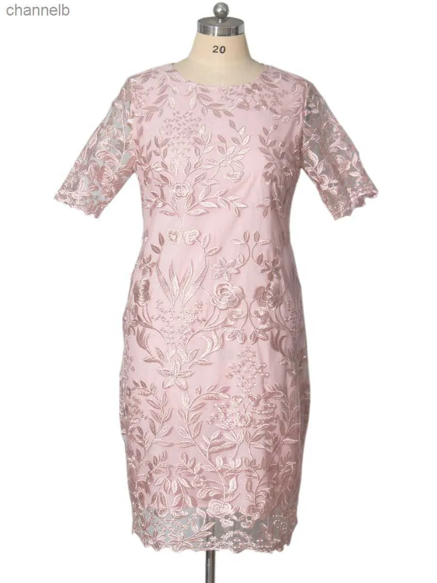 Casual Dresses 4XL 5XL Plus Size Summer Lace Formal Bodycon Dresses for  Wedding Guest Women Short Sleeve Mid-Calf from Dhgate Basic & Casual Dresses 