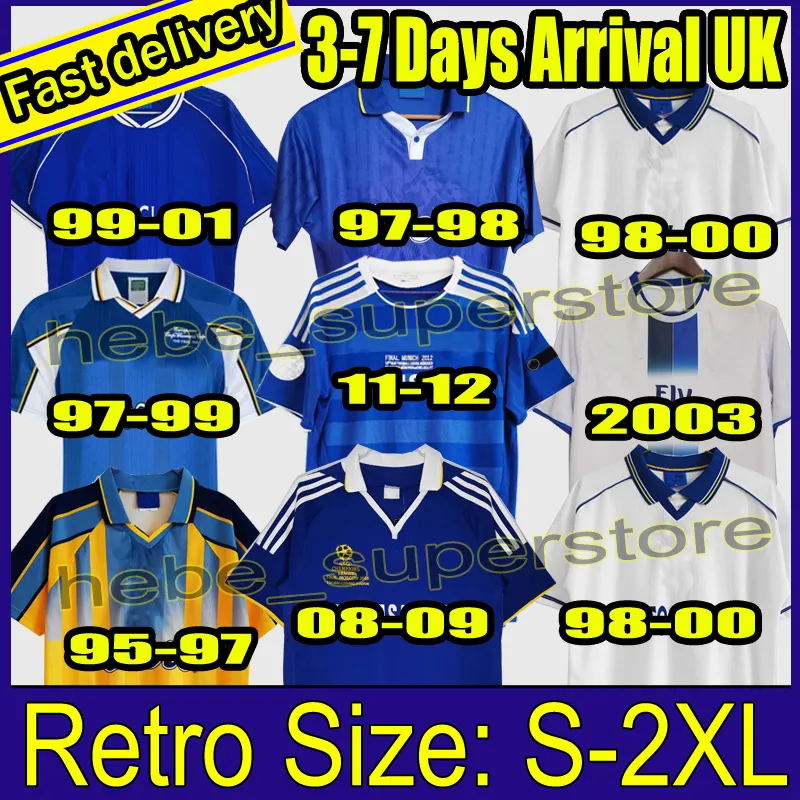 LAMPARD 2011 2012 RETRO soccer jerseys vintage 01 03 04 05 06 07 08 96 97 COLE ZOLA Vialli football shirts classic blue home camiseta DROGBA Maillot
