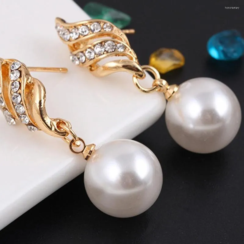 Chains Beach Necklaces For Women Spiral Shaped Princess Bridal Set Stud Necklace Jewellery Pearl Earrings& Luxury Pendants