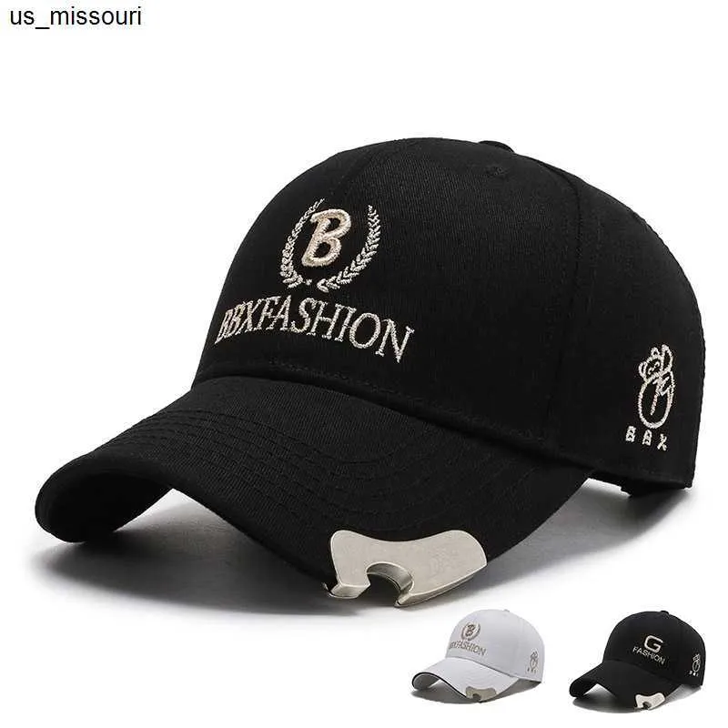 Ball Caps Nowi mężczyźni i kobiety modne marki otwieracz butelki Funkcja baseballowa czapka europejska i amerykańska litera haftowa saint seiya hat J230520