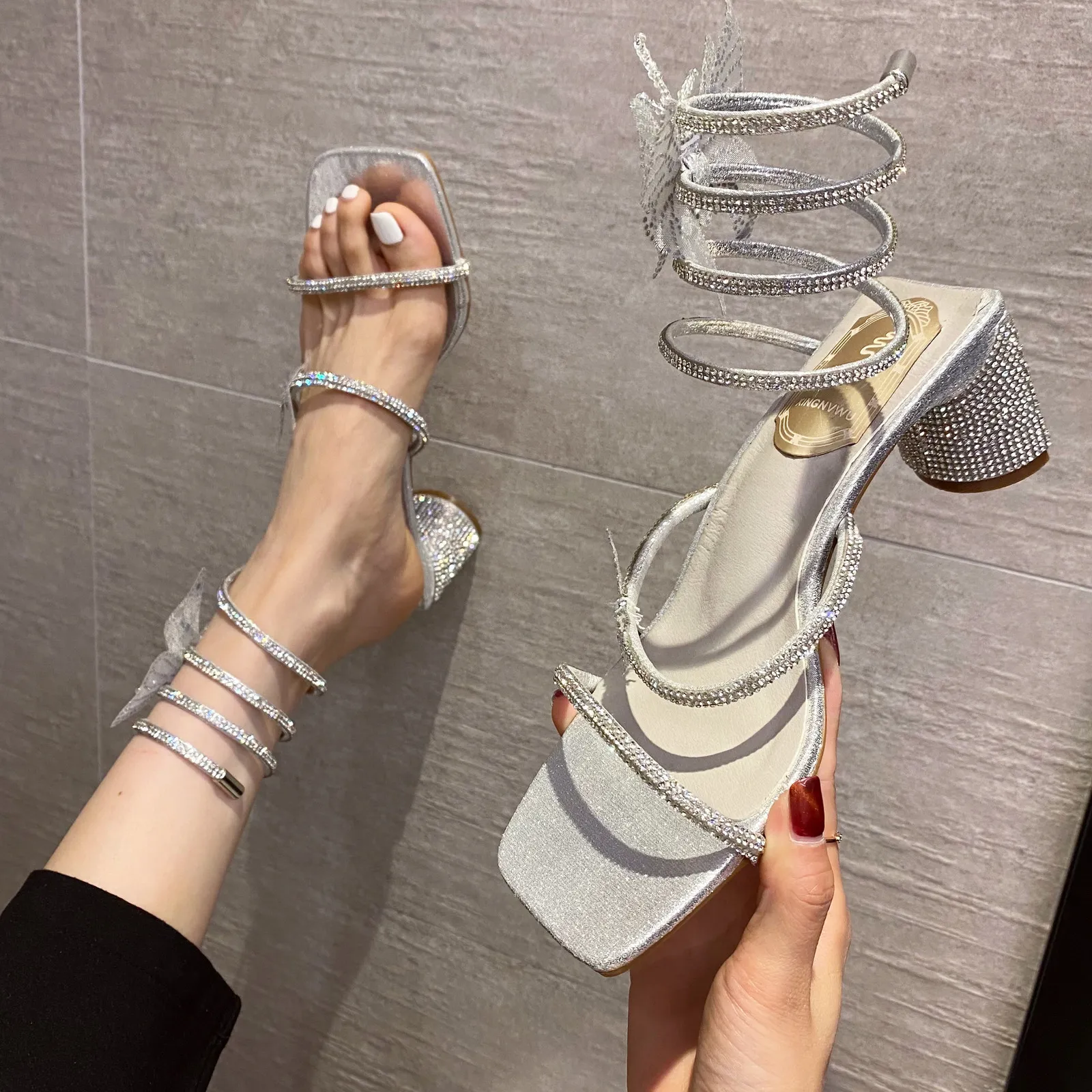 Sandalias doradas novia top