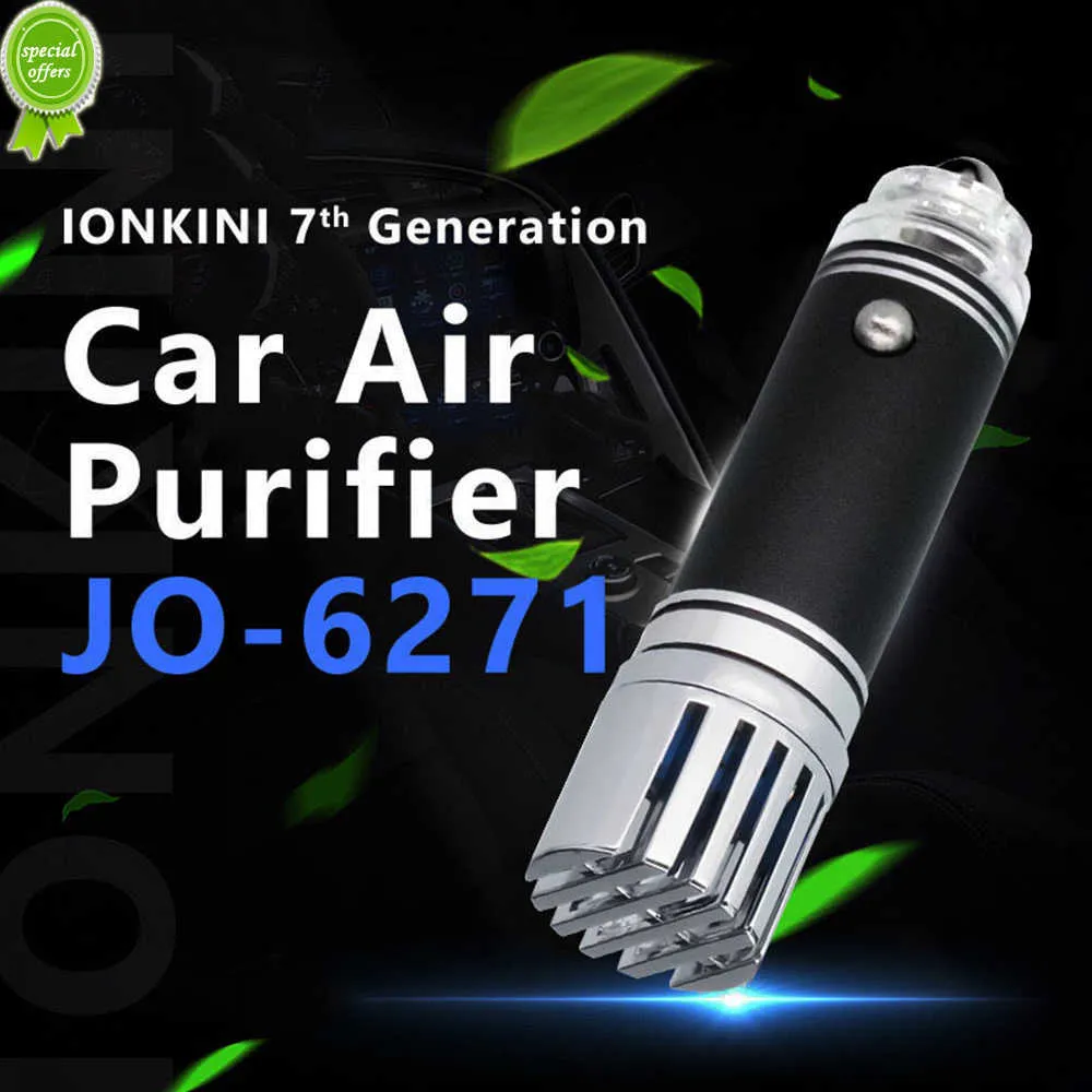 New 12V Car Air Purifiers Smoke Dust Air Freshener Cigarette Lighter Fresh Air Ionic Purifier Ozone Ionizer Cleaner Car Accessories