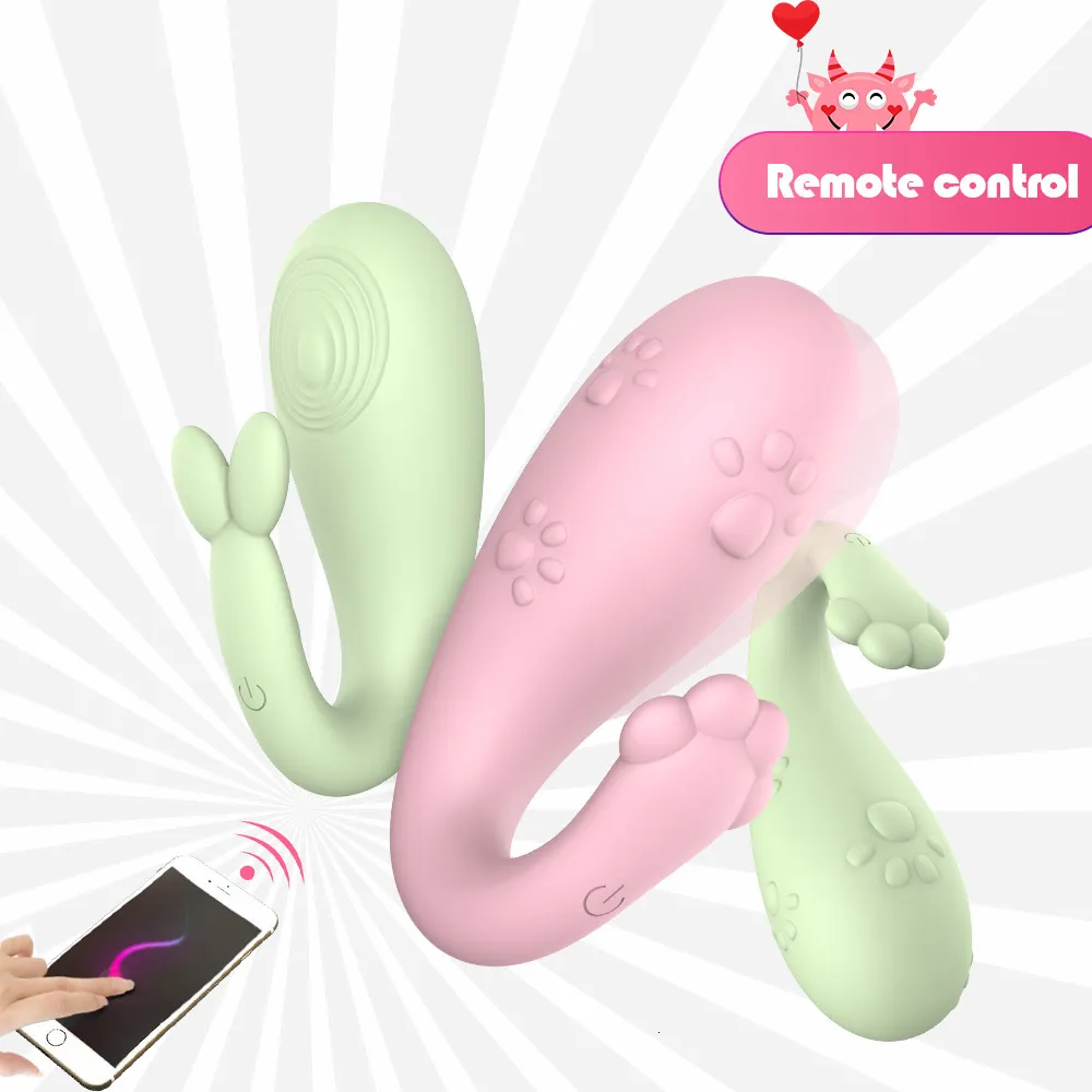 Vibratore g-spot app per donna silicone giocattolo mostro_voghion.com
