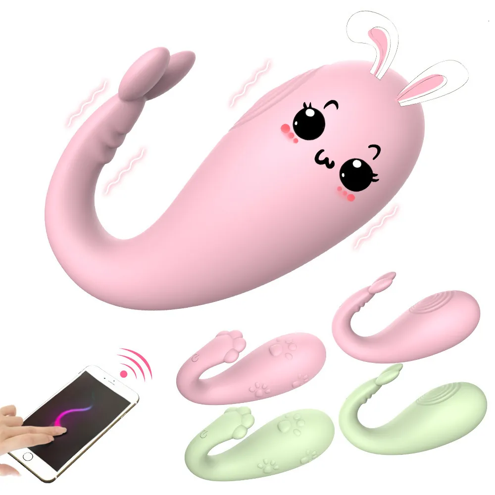 Vibratore g-spot app per donna silicone giocattolo mostro_voghion.com