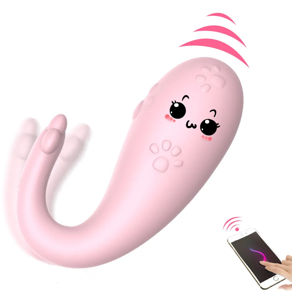 Vibratore g-spot app per donna silicone giocattolo mostro_voghion.com