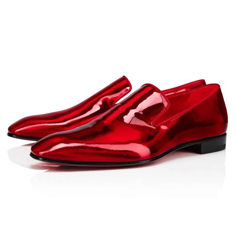 Luxury Mens Red Bottoms Men Designer Shoes Christians Loafers