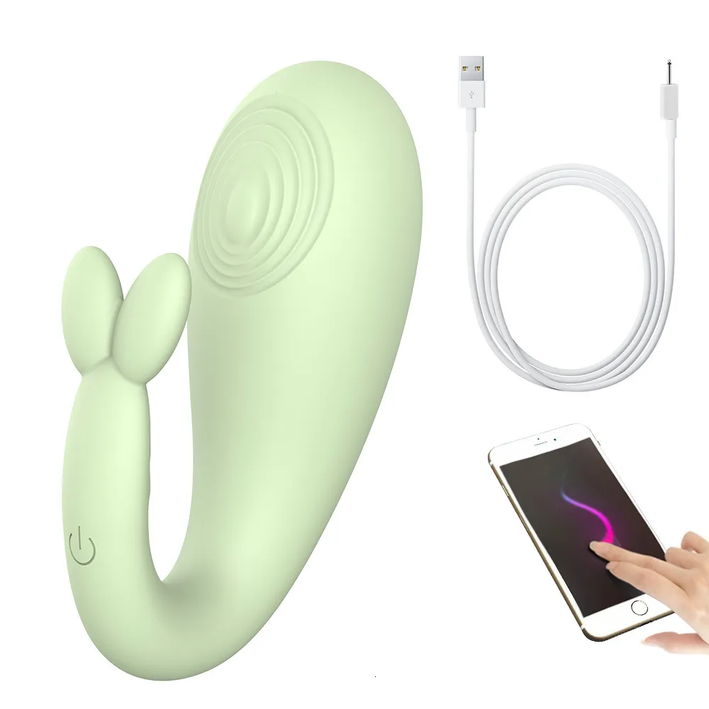 Vibratore g-spot app per donna silicone giocattolo mostro_voghion.com