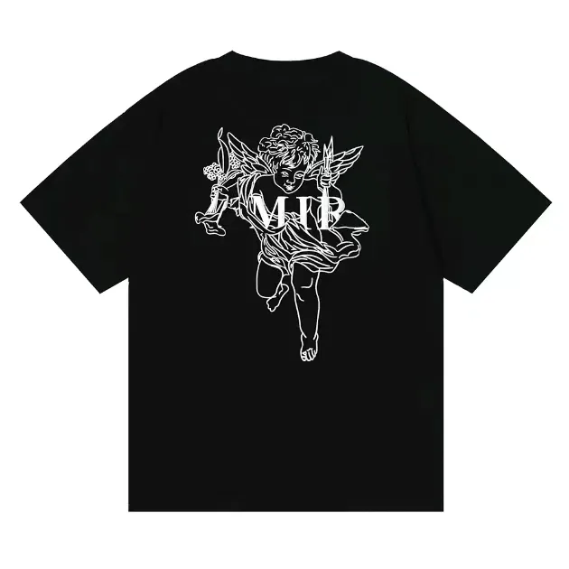 Męskie projektantki T-koszulki moda Splash Ink Graffiti Drukowane koszulki, bawełniane męskie koszulki, krótko-śluzowy mostka hip-hopowa streetwear tshirts euro rozmiar s-xl