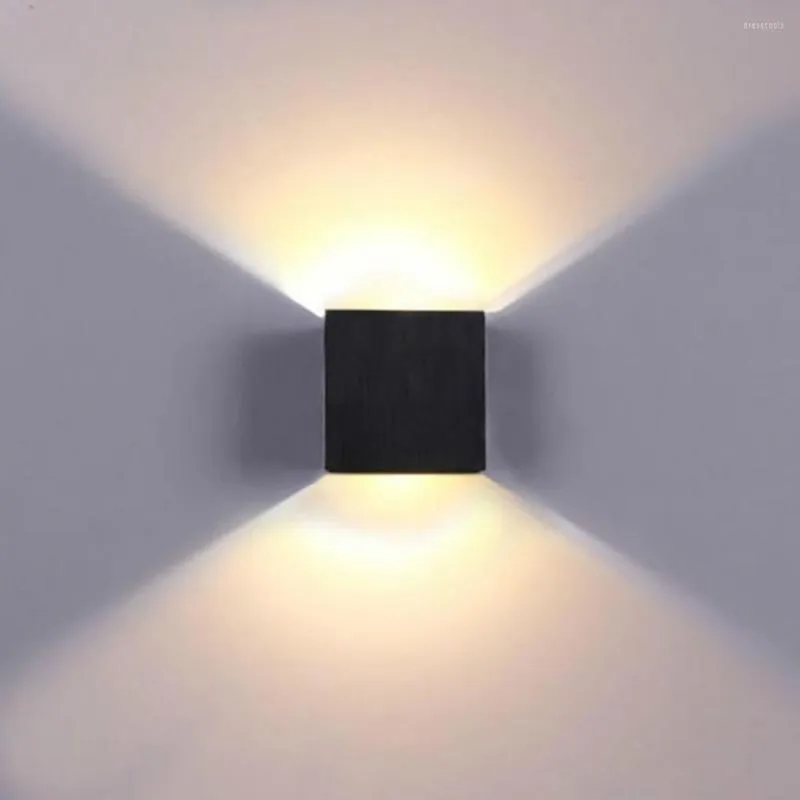 Lâmpada de parede LED LEITO DE INTERIOR AO ANTERAÇÃO 6W 12W LUZES DE JARDIM