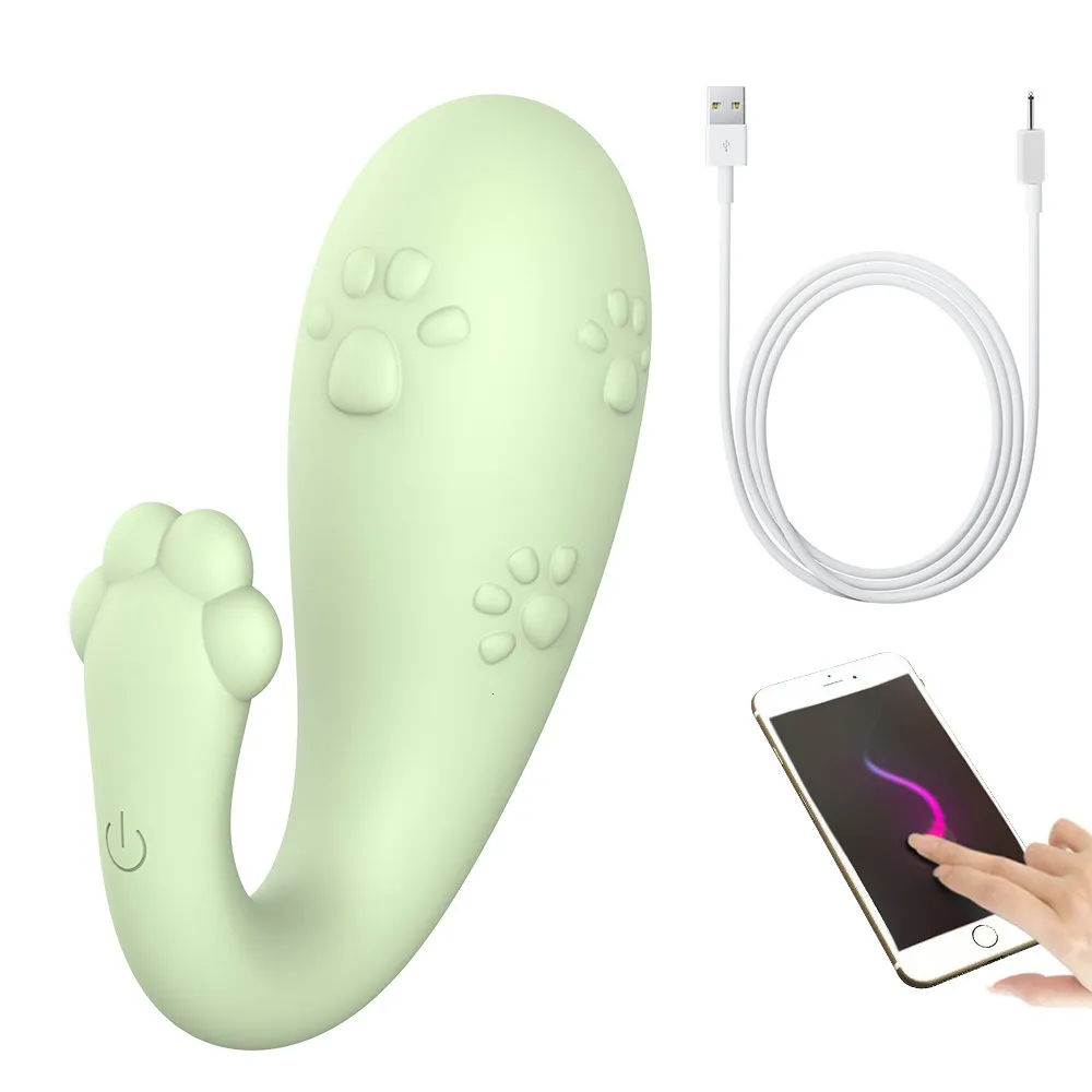 Vibratore g-spot app per donna silicone giocattolo mostro_voghion.com