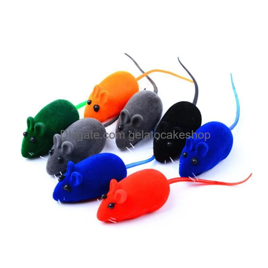 Other Household Sundries Little Mouse Toy Noise Sound Squeak Rat Playing Gift For Kitten Cat Play 6X3X2.5Cm Drop Delivery Home Garden Dh2Mv