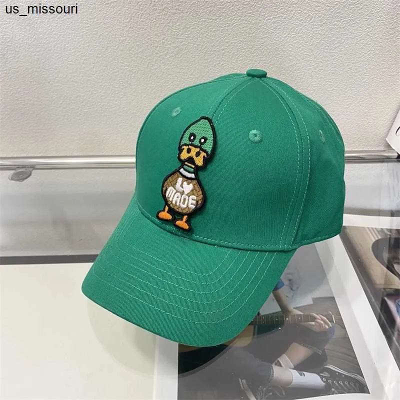 Ball Caps HUMAN MADE Cartoon Duck Embroidery Baseball Caps Adjustable