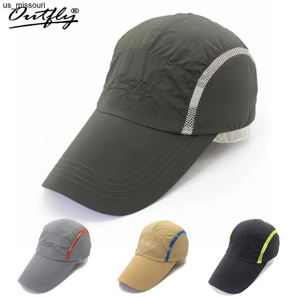 Ball Caps Snapbacks Summer Quick-Drying Baseball Cap Stitching Breathable Luxury Cap For Men's Fishing Camping Outdoor Sports Golf Sun Cap 55-60 cm J230520