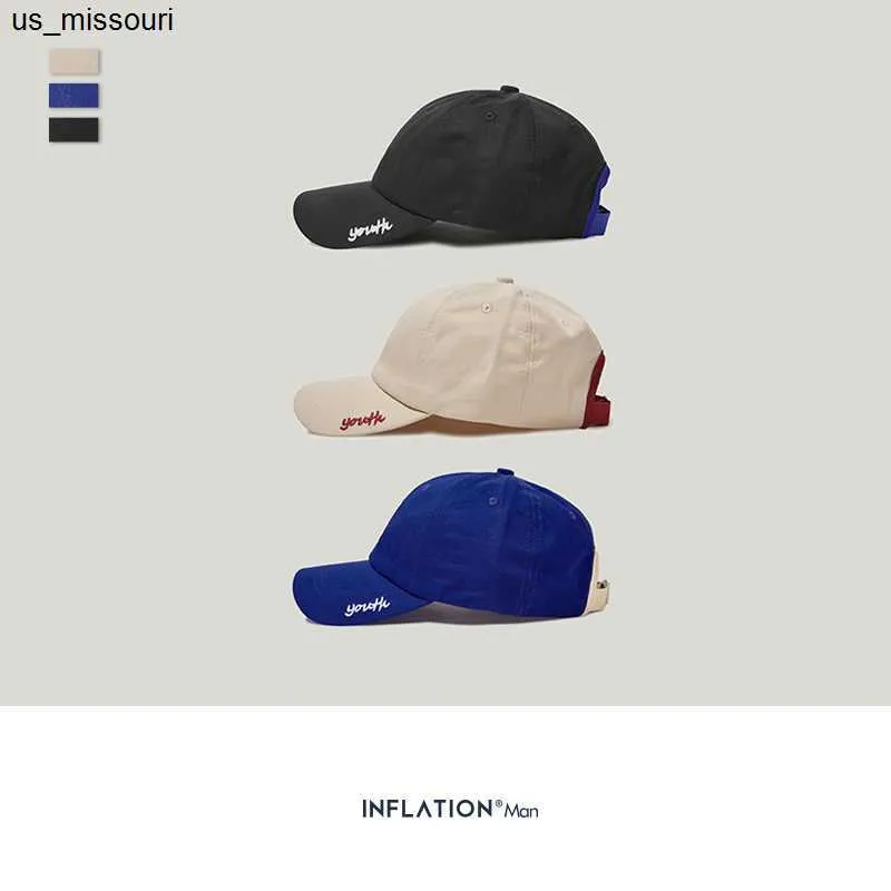 Casquettes de baseball INFLATION Casual Baseball Caps Hommes Femmes Snapback Casquette Réglable Unisexe Streetwear Hip Hop Basketball Caps Pour Adultes 163CI2019 J230520