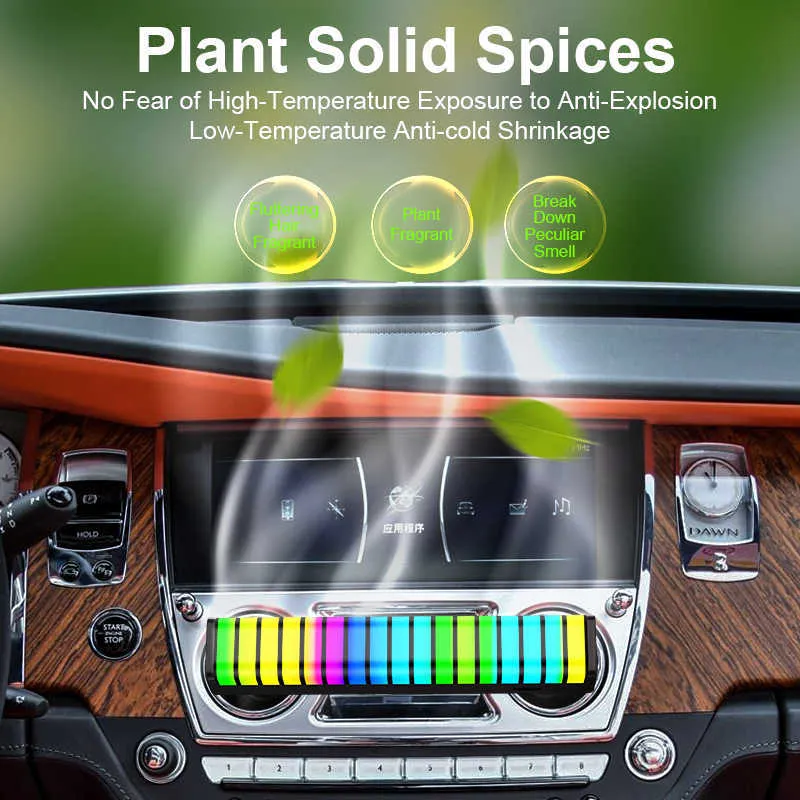 Neue 3D Bildschirm Atmosphärenlichtleiste, Auto Luftauslass