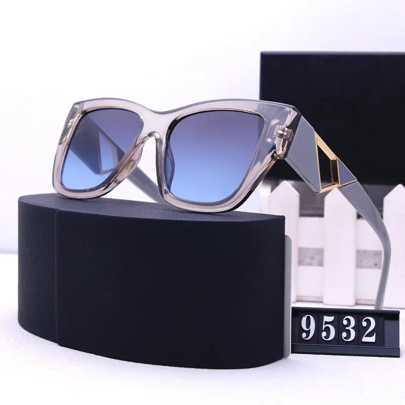 Luxurys Bayan Güneş Gözlüğü Polaroid Lens Tasarımcı Shades Mektup Erkek Gözlük Kıdemli Gözlük Kadınlar Için Gözlük Çerçevesi Vintage Metal Güneş Gözlükleri Ile Kutu